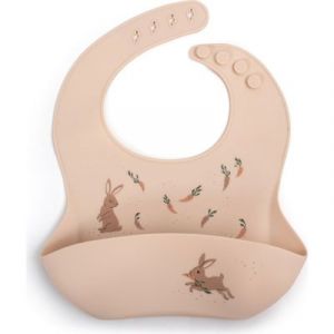 BB & Co Bavoir silicone imprimé Lapin MULTICOLORE