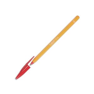 Bic 8099241 - Stylo bille Orange Fine, trac&eacute; 0,35 mm, encre rouge