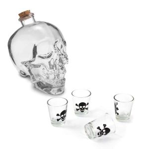 United Labels COFFRET TÊTE DE MORT Transparent
