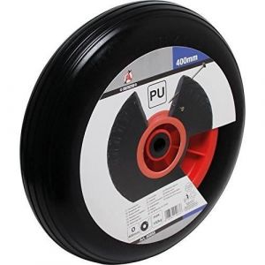 BGS Technic BGS Diy 80655 - Roue de brouette - PU, rouge/noir - 400 mm