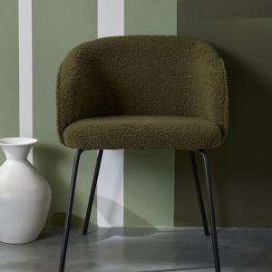 Today Fauteuil bouclette uni 55x62 cm