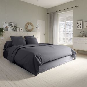 Dodo Housse de couette Coton Carbone 220x240 cm