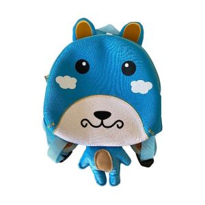 Enesco Petit sac à Dos crèche - Lapin Bleu - En néoprène - Dim hors oreilles et pattes : 23 x 23 x 2 cm
