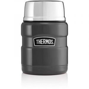 Image de Thermos S&eacute;rie Stainless King flasque alimentaire gris 470 ml