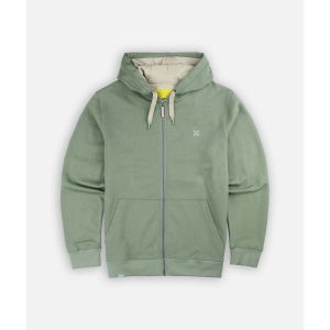 Oxbow Sweatshirt zippé à capuche homme salet