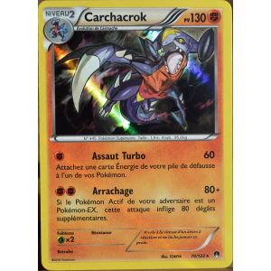 Asmodée Carchacrok - Carte Pokémon 70/122 130 Pv Xy Rupture Turbo