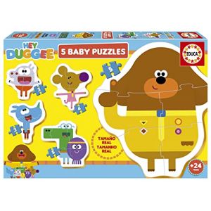 Image de Educa 5 Puzzles progressifs Hey Duggee Baby - 3-5 pièces