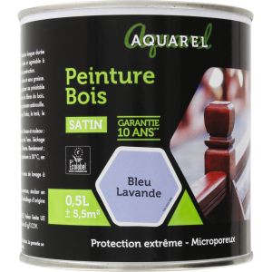 Reca Peinture aquarel bois satinée 05 l bg bleu lavande -