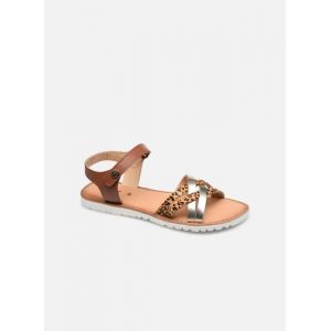Kickers BETTERNEW, Sandale Fille, Or Leopard, 28 EU