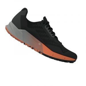 Adidas Terrex Agravic Flow 2 - Chaussures trail homme Core Black / Grey Four / Impact Orange 42
