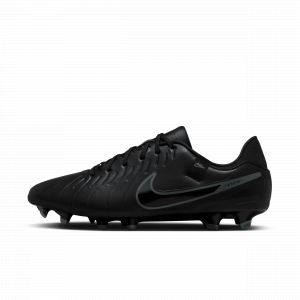 Nike Homme Legend 10 Academy FG/MG Soccer Shoe, Black/Black-Deep Jungle, 38.5 EU