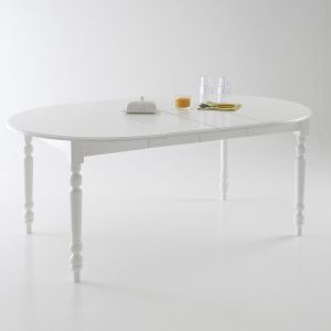 Image de Table ronde, 4 à 8 couverts, Aut ntic Style Blanc Taille 8 pers