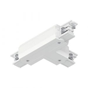 Paulmann Prorail3 T-Connector Gauche Max. 3.680W 230V blanc métal blanc, plastique