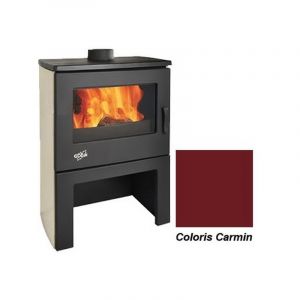 Godin Poêle à Bois Chinon 2 363113 Carmin