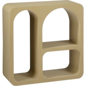 Mica Decorations Armoire murale Frati - L40 x l15 x H40 cm - MDF - FSC 100% - Taupe