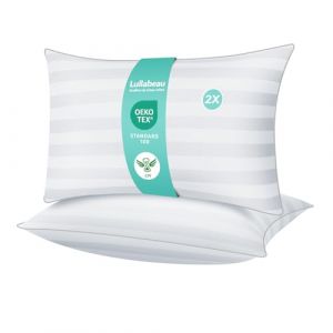 Oreiller Lullabeau 50x70 cm Lot de 2 Doux Moelleux Qualit&eacute; H&ocirc;teli&egrave;re