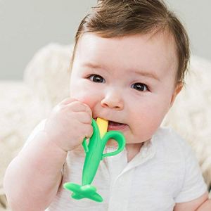 Nûby Jouet de dentition en silicone 3M+ - Maïs