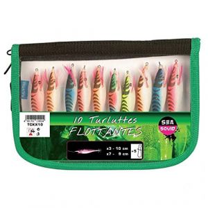 Flashmer Trousse de 10 Calamarettes tissus Flottantes