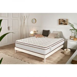 Moonia - Matelas Ressorts Ensachés Hybrid Blanc 27 cm - 160X200 cm