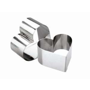 Ibili Emporte pi&egrave;ce en inox forme Coeur (8 x 4,5 cm)