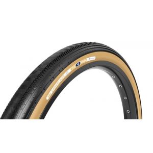 Panaracer Pneu gravel gravelking semislick 700 mm tubeless ready souple zsg gravel compound beadlock tufftex noir flancs beiges