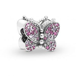 Pandora Charm Animaux 797882NCCMX - Charm Papillon Rose en Argent