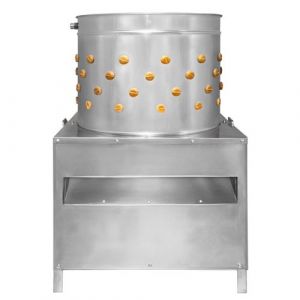 Monster shop Plumeuse Pour Oiseaux Acier Inoxydable 60x39 Cm - Déplumer En 60 Sec Jusqu'à 8 Oiseaux - Abattoir, Agriculture, Elevage Tous Type Volailles - 132 Doigts En Caoutchouc & Tuyau D'eau Inclus