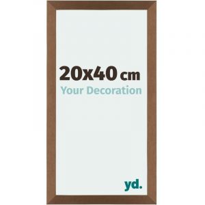 Image de Your Decoration - 20x40 cm - Cadres Photo en MDF Avec Verre acrylique - Anti-Reflet - Excellente Qualité - Cuivre Décor - Cadre Decoration Murale