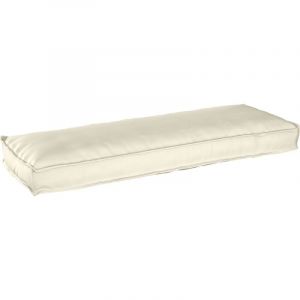 VidaXL Coussin De Palette Pour Banc Crème 120 X 40 X 8 Cm, En Tissu Oxford