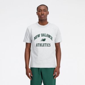 Image de New Balance Tee Shirt Athletic Varsity Gris/vert