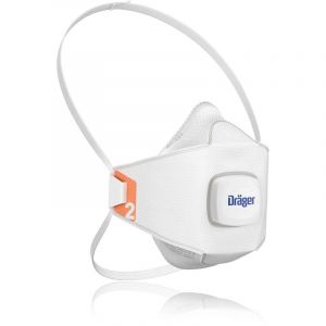 PCE - Dräger X-plore 1920 v 10 Masques de Protection respiratoire FFP2 avec valve - Masque anti-poussière jetable pour des travaux de construction,