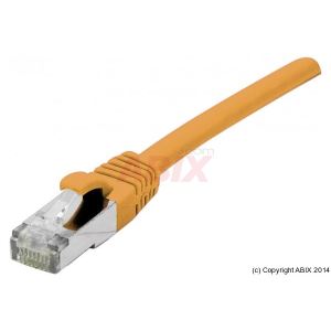 Image de Cordon Patch RJ45 F/UTP Cat.6a LSOH Snagless Rose 5 m