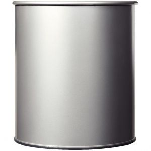 Rossignol Corbeille à papier métal - 30 litres - gris