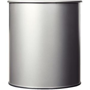 Rossignol Corbeille à papier métal - 30 litres - gris