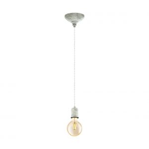 Eglo Suspension YORTH Blanc, 1 lumière - Vintage - Intérieur - YORTH - Délai de livraison moyen: 3 à 6 jours ouvrés. Port gratuit France métropolitaine et Belgique dès 100 €.