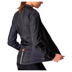 Castelli Women's Squadra Stretch Cycling Jacket AW21 - LIGHT BLACK-DARK GRAY - XS, LIGHT BLACK-DARK GRAY