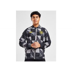 Puma Manchester City Veste Avant-match - Gris/noir/jaune, pointure Medium - Gris - Taille Medium