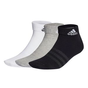 Image de Adidas Socquettes Sportswear Pack De 3 - Gris/blanc/noir, pointure 37-39 - Gris;Noir;Blanc - Taille 37-39