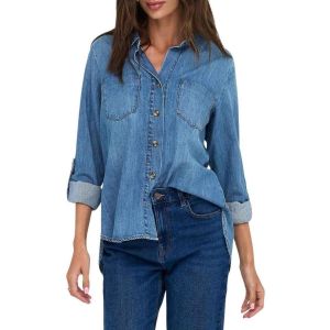 Only Chemise &agrave; manches longues femme yasmin