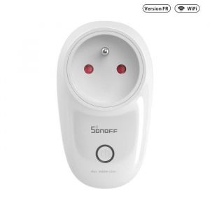 Image de Sonoff Prise Connectée WiFi S26R2 TPE-FR Prise Intelligente, Compatible avec Alexa, Google Home, 16A Prises de Courant avec Commande Vocale, Contrôle à Distance et Programme de Temps via eWeLink APP