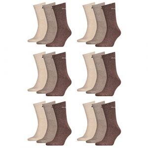 Puma Chaussettes -underwear Sport 3 Pack - Chocolate / Walnut / Safari - EU 39-42