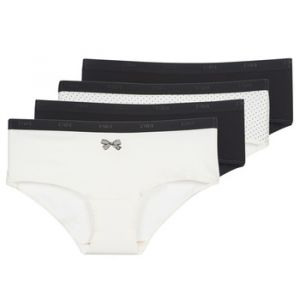 DIM Boxers POCKET COTON STRETCH x4 - Couleur FR 40 / 42 - Taille Noir