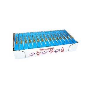 Jovi School plasticine comprimÉs 150 gr bleu clair boÎte de 15