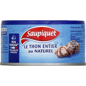 Saupiquet Thon au naturel pêche française - 140g