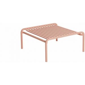 Image de Petite friture Table basse Week-End / Small - 69 x 60 cm - Aluminium rose blush en métal