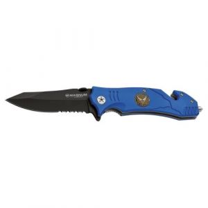 Magnum Couteau Pliant Bleu Us Air Force Avec Lame Crantée