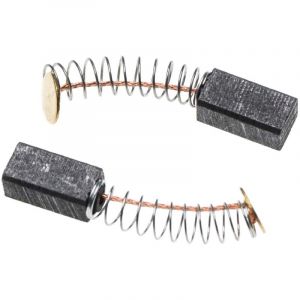 Vhbw 2x Balais de charbon pour moteur 12 x 6 x 5mm remplacement pour Hitachi 999-054 pour outil électrique