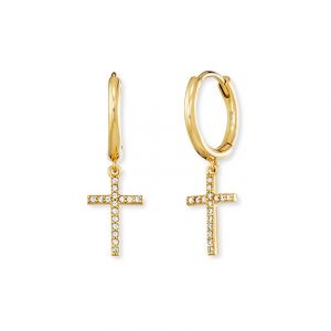 Engelsrufer Boucles d'oreilles ERE-LILCROSS-ZI-G-CR 925 Argent