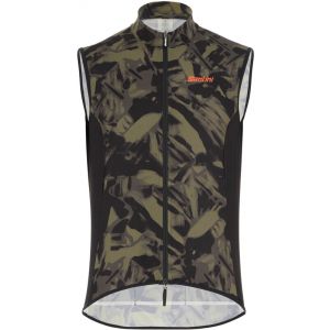 Santini Nebula Gravel Vest Men, olive S Gilets