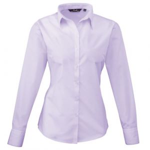 Premier Chemise en popeline &agrave; manches longues pour femme de la marque - Violet - 42